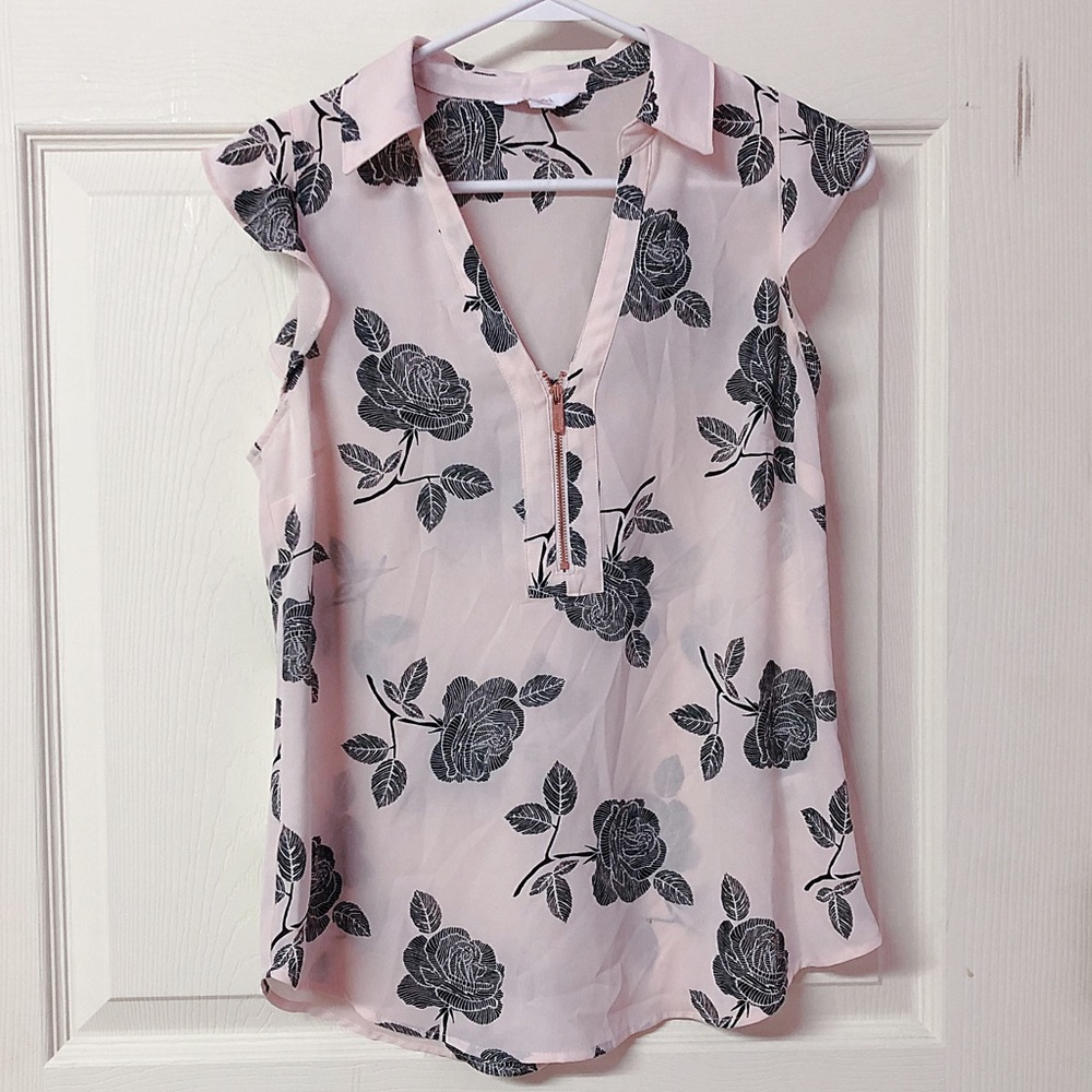 Pastel Pink Blouse
